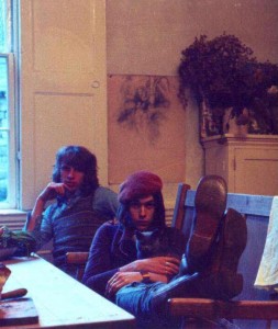 Band in the kitchen, 1972