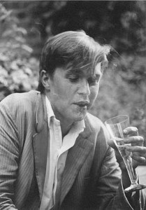 Black and white shot of Mark