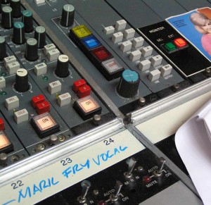 The Neve set up for Big Silver Jet